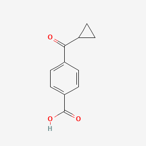 molecular formula C11H10O3 B7478166 4-Cyclopropanecarbonylbenzoic acid 