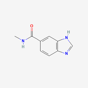 molecular formula C9H9N3O B7478168 N-methyl-1H-benzo[d]imidazole-5-carboxamide 