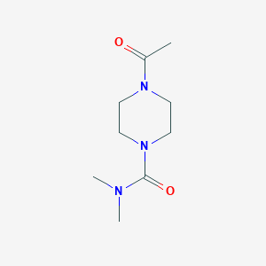 molecular formula C9H17N3O2 B7478182 4-acetyl-N,N-dimethylpiperazine-1-carboxamide 