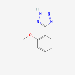 molecular formula C9H10N4O B7478196 5-(2-methoxy-4-methylphenyl)-2H-tetrazole 