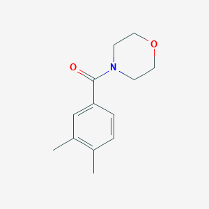 molecular formula C13H17NO2 B7478379 4-(3,4-Dimethylbenzoyl)morpholine 