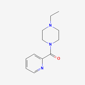 molecular formula C12H17N3O B7478382 (4-Ethylpiperazin-1-yl)-pyridin-2-ylmethanone 
