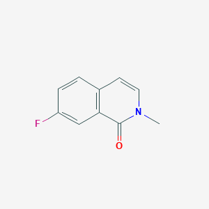 molecular formula C10H8FNO B7478465 7-Fluoro-2-methylisoquinolin-1-one 