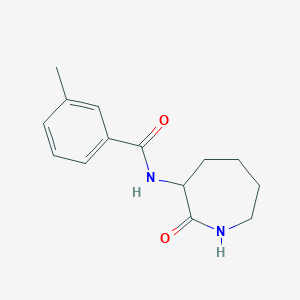 3-methyl-N-(2-oxoazepan-3-yl)benzamide
