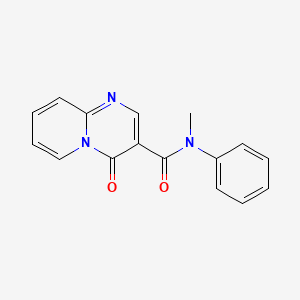 molecular formula C16H13N3O2 B7478756 N-methyl-4-oxo-N-phenylpyrido[1,2-a]pyrimidine-3-carboxamide 