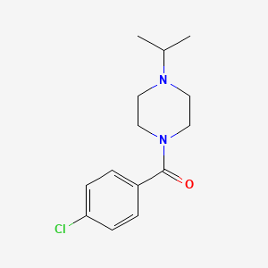 (4-Chlorophenyl)-(4-propan-2-ylpiperazin-1-yl)methanone