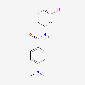 molecular formula C15H15IN2O B7479015 4-(dimethylamino)-N-(3-iodophenyl)benzamide 