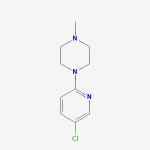 molecular formula C10H14ClN3 B7479033 1-(5-Chloropyridin-2-yl)-4-methylpiperazine 