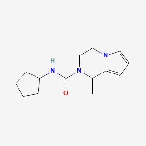 N-cyclopentyl-1-methyl-3,4-dihydro-1H-pyrrolo[1,2-a]pyrazine-2-carboxamide