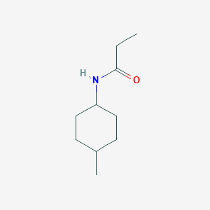 molecular formula C10H19NO B7479161 N-(4-methylcyclohexyl)propanamide 