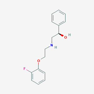 molecular formula C16H18FNO2 B7479263 (1R)-2-[2-(2-fluorophenoxy)ethylamino]-1-phenylethanol 