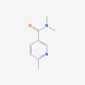 molecular formula C9H12N2O B7479432 N,N,6-trimethylpyridine-3-carboxamide 