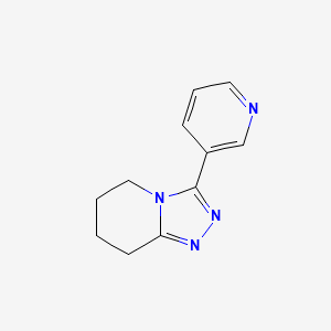molecular formula C11H12N4 B7479475 3-(Pyridin-3-yl)-5,6,7,8-tetrahydro[1,2,4]triazolo[4,3-a]pyridine 