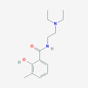molecular formula C14H22N2O2 B7479593 N-[2-(diethylamino)ethyl]-2-hydroxy-3-methylbenzamide 
