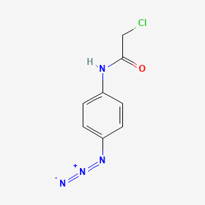 molecular formula C8H7ClN4O B7479603 N-(4-azidophenyl)-2-chloroacetamide 