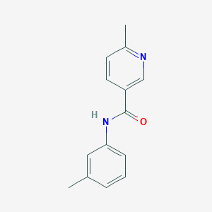 molecular formula C14H14N2O B7479615 6-methyl-N-(3-methylphenyl)pyridine-3-carboxamide 