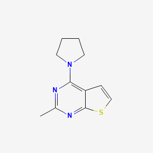 2-Methyl-4-pyrrolidin-1-ylthieno[2,3-d]pyrimidine