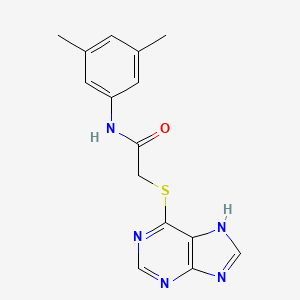 N-(3,5-dimethylphenyl)-2-(7H-purin-6-ylsulfanyl)acetamide