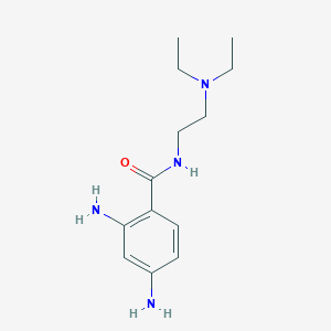 molecular formula C13H22N4O B7479636 2,4-diamino-N-[2-(diethylamino)ethyl]benzamide 