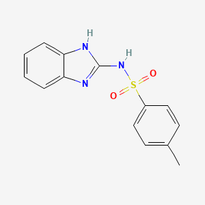 molecular formula C14H13N3O2S B7479656 n-(1h-Benzo[d]imidazol-2-yl)-4-methylbenzenesulfonamide 