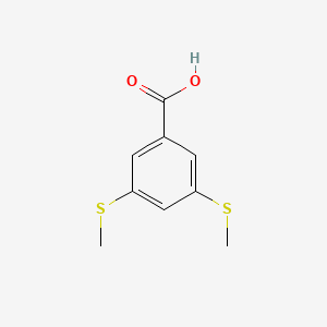 molecular formula C9H10O2S2 B7479668 3,5-Bis(methylthio)benzoic acid 