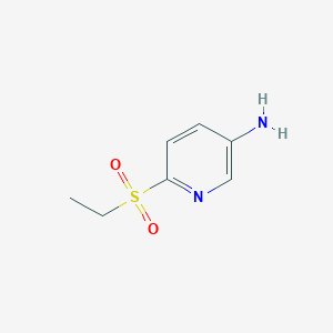 molecular formula C7H10N2O2S B7479713 6-(Ethanesulfonyl)pyridin-3-amine 