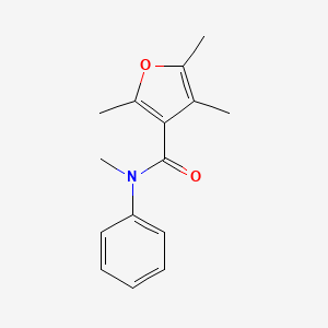 N,2,4,5-tetramethyl-N-phenylfuran-3-carboxamide
