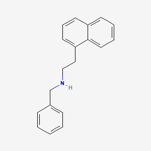 molecular formula C19H19N B7479738 N-benzyl-1-naphthylethylamine 