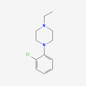 molecular formula C12H17ClN2 B7479749 1-(2-Chlorophenyl)-4-ethylpiperazine 