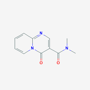 molecular formula C11H11N3O2 B7479761 N,N-dimethyl-4-oxopyrido[1,2-a]pyrimidine-3-carboxamide 