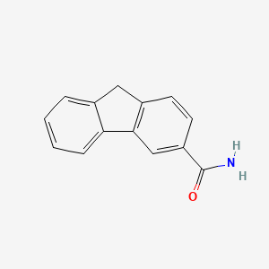 molecular formula C14H11NO B7479790 9H-fluorene-3-carboxamide 