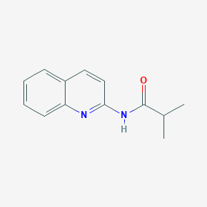 2-methyl-N-quinolin-2-ylpropanamide