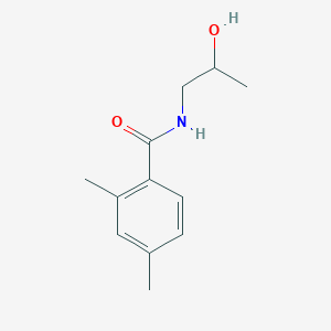 molecular formula C12H17NO2 B7479856 1-(2,4-Dimethylbenzoylamino)-2-propanol 