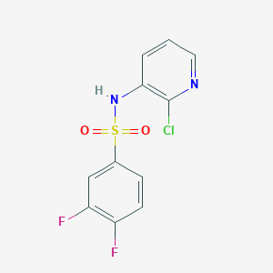 N-(2-chloropyridin-3-yl)-3,4-difluorobenzenesulfonamide