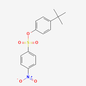 molecular formula C16H17NO5S B7480124 (4-Tert-butylphenyl) 4-nitrobenzenesulfonate 