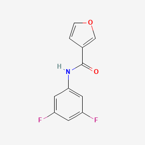 molecular formula C11H7F2NO2 B7480138 N-(3,5-difluorophenyl)furan-3-carboxamide 