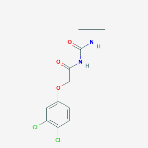 molecular formula C13H16Cl2N2O3 B7480170 N-(tert-butylcarbamoyl)-2-(3,4-dichlorophenoxy)acetamide 