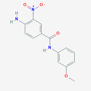 molecular formula C14H13N3O4 B7480467 4-amino-N-(3-methoxyphenyl)-3-nitrobenzamide 