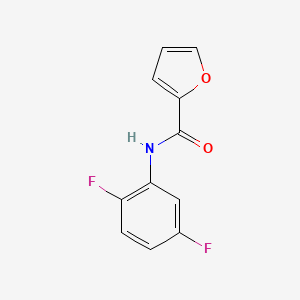 molecular formula C11H7F2NO2 B7480488 N-(2,5-difluorophenyl)furan-2-carboxamide 
