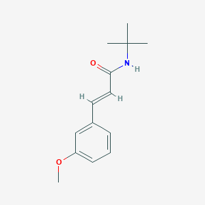 molecular formula C14H19NO2 B7480682 (E)-N-tert-butyl-3-(3-methoxyphenyl)prop-2-enamide 