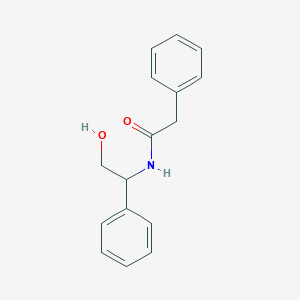 molecular formula C16H17NO2 B7480777 N-(2-hydroxy-1-phenylethyl)-2-phenylacetamide 
