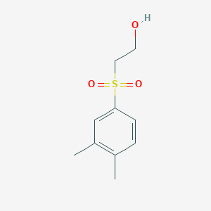 molecular formula C10H14O3S B7480942 3,4-Dimethylphenylsulfonylethanol 