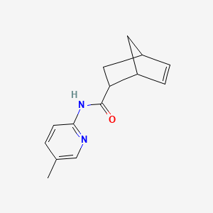 molecular formula C14H16N2O B7480962 N-(5-methylpyridin-2-yl)bicyclo[2.2.1]hept-5-ene-2-carboxamide 