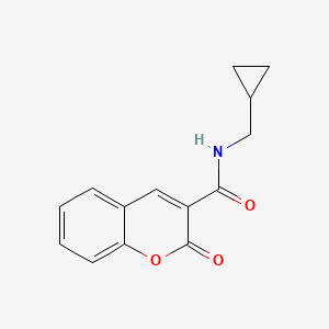 N-(cyclopropylmethyl)-2-oxochromene-3-carboxamide