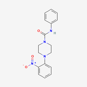 4-(2-nitrophenyl)-N-phenylpiperazine-1-carboxamide