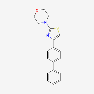 4-[4-(4-Phenylphenyl)-1,3-thiazol-2-yl]morpholine