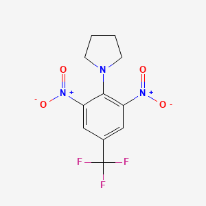 1-[2,6-Dinitro-4-(trifluoromethyl)phenyl]pyrrolidine