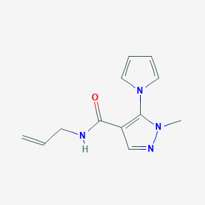 1-methyl-N-(prop-2-en-1-yl)-5-(1H-pyrrol-1-yl)-1H-pyrazole-4-carboxamide