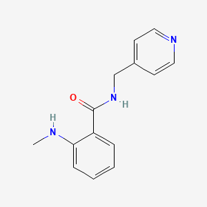 2-(methylamino)-N-(pyridin-4-ylmethyl)benzamide