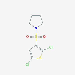 1-[(2,5-Dichloro-3-thienyl)sulfonyl]pyrrolidine